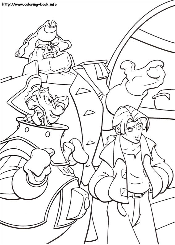 Treasure Planet coloring picture